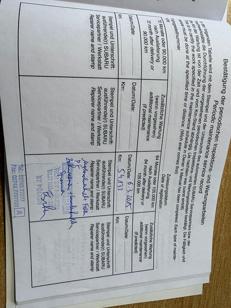 Subaru Impreza Kombi 1,5 l 77 kw