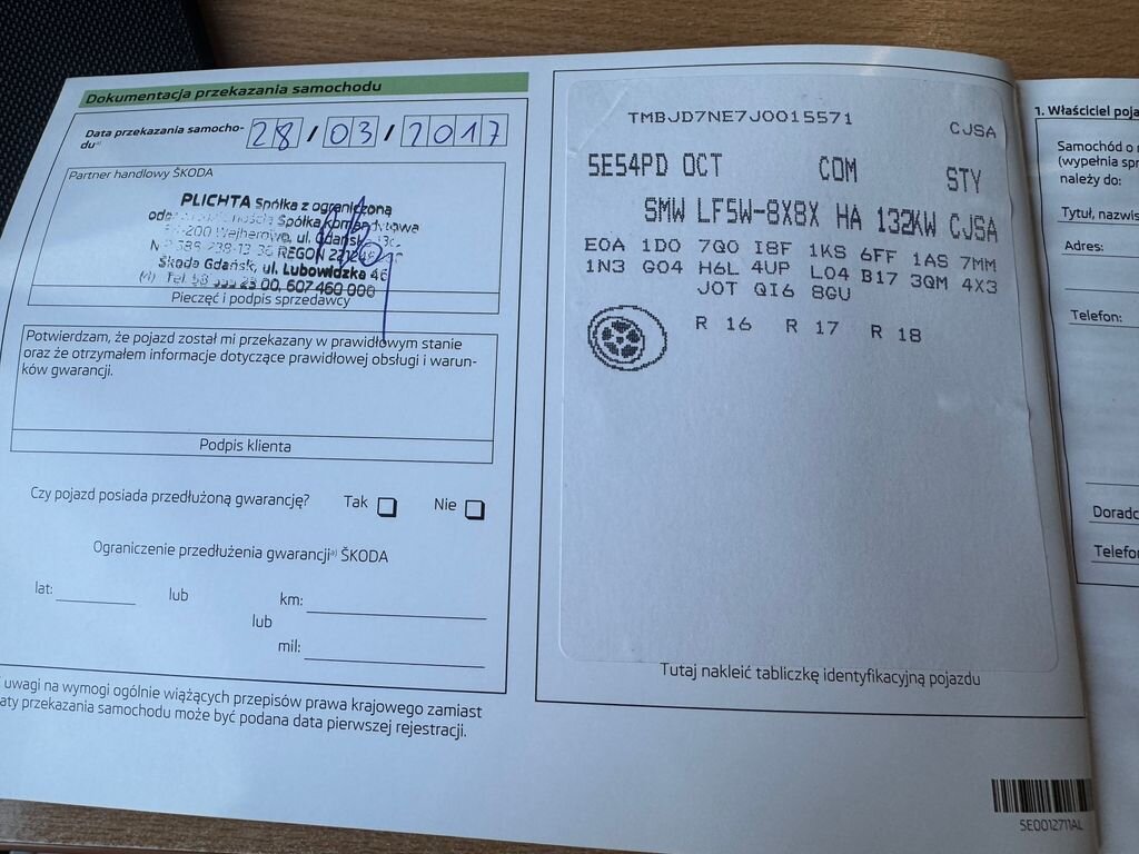 Škoda Octavia Kombi 1,8 l 132 kw