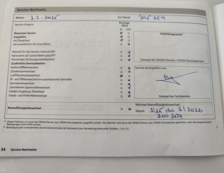 Škoda Superb Kombi 2,0 l 125 kw