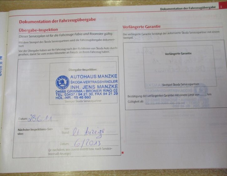 Škoda Roomster MPV 1,4 l 63 kw