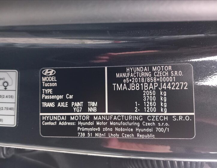 Hyundai Tucson SUV / Terénní 1,6 l 110 kw