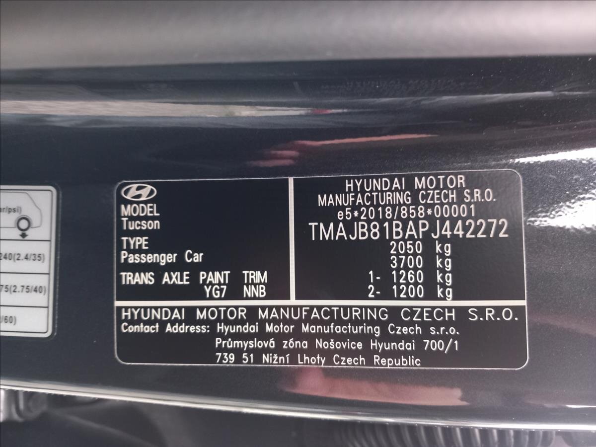 Hyundai Tucson SUV / Terénní 1,6 l 110 kw