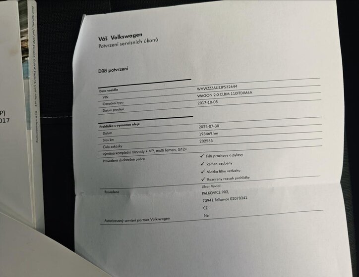 Volkswagen Golf Kombi 2,0 l 110 kw