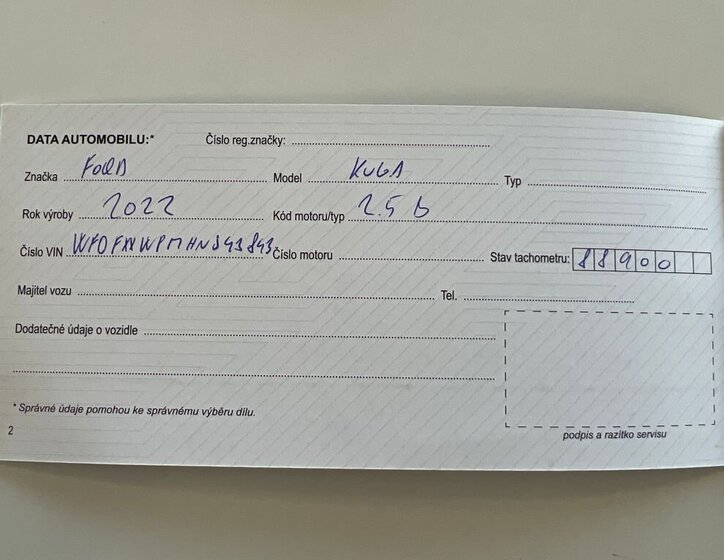 Ford Kuga SUV / Terénní 2,5 l 112 kw