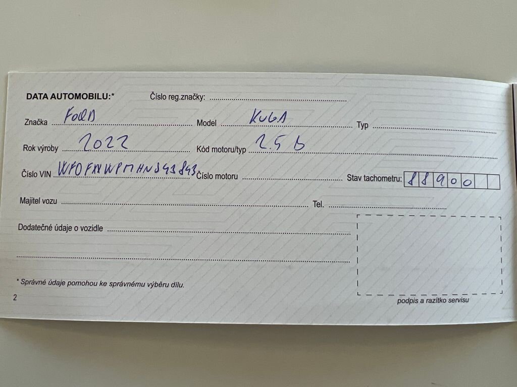 Ford Kuga SUV / Terénní 2,5 l 112 kw