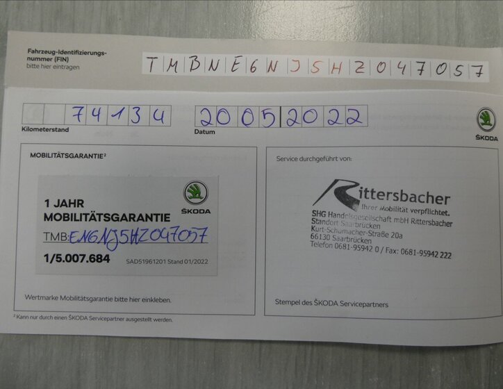 Škoda Fabia Hatchback 1,2 l 81 kw