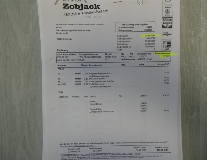 Opel Astra Kombi 1,4 l 88 kw