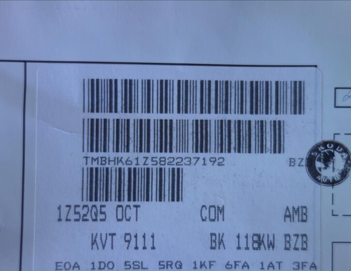 Škoda Octavia Kombi 1,8 l 118 kw