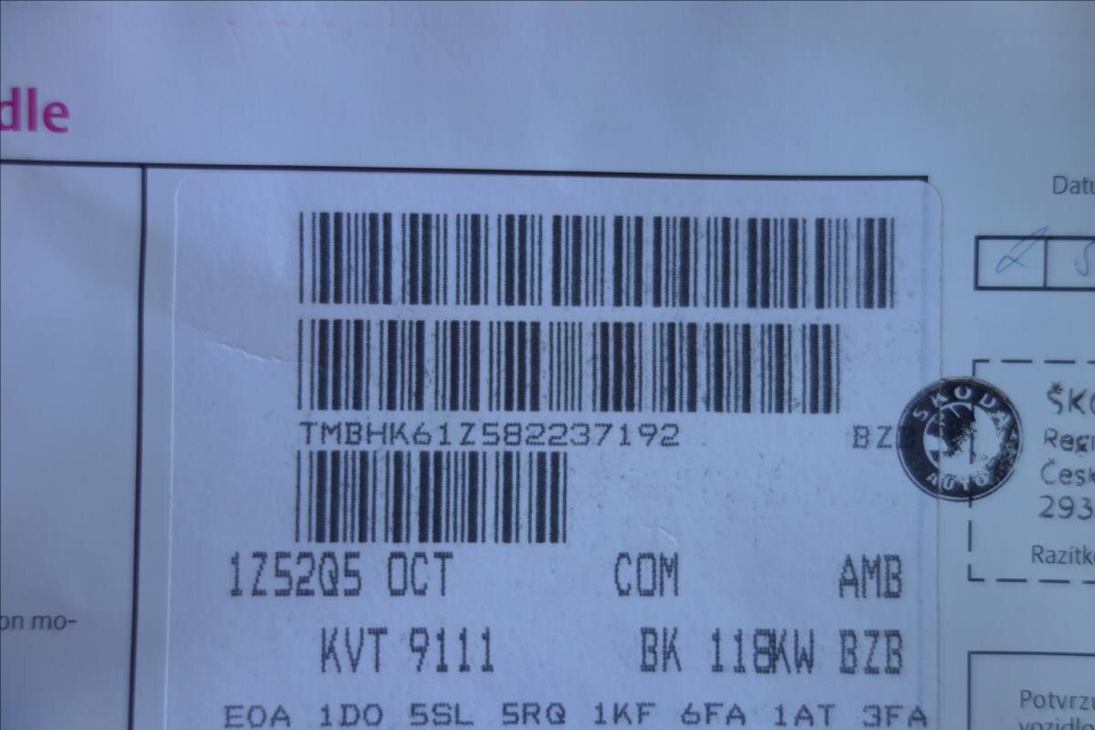 Škoda Octavia Kombi 1,8 l 118 kw