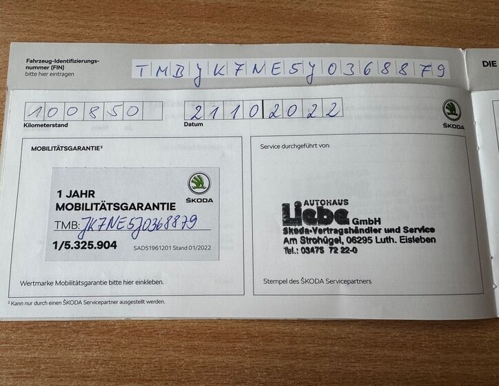 Škoda Octavia Kombi 2,0 l 135 kw