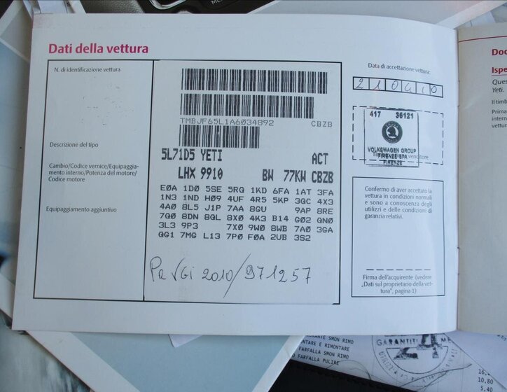 Škoda Yeti Kombi 1,2 l 77 kw