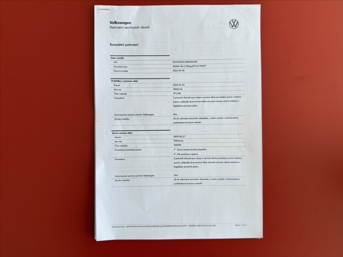 Volkswagen Passat Kombi 2,0 l 110 kw