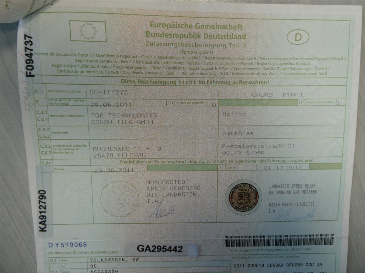 Volkswagen Passat Kombi 1,4 l 90 kw