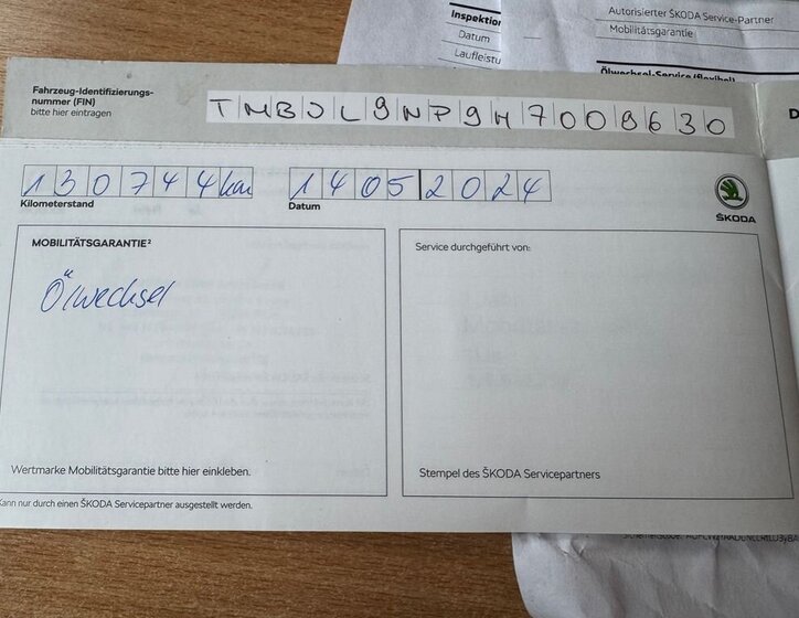 Škoda Superb Kombi 1,8 l 132 kw