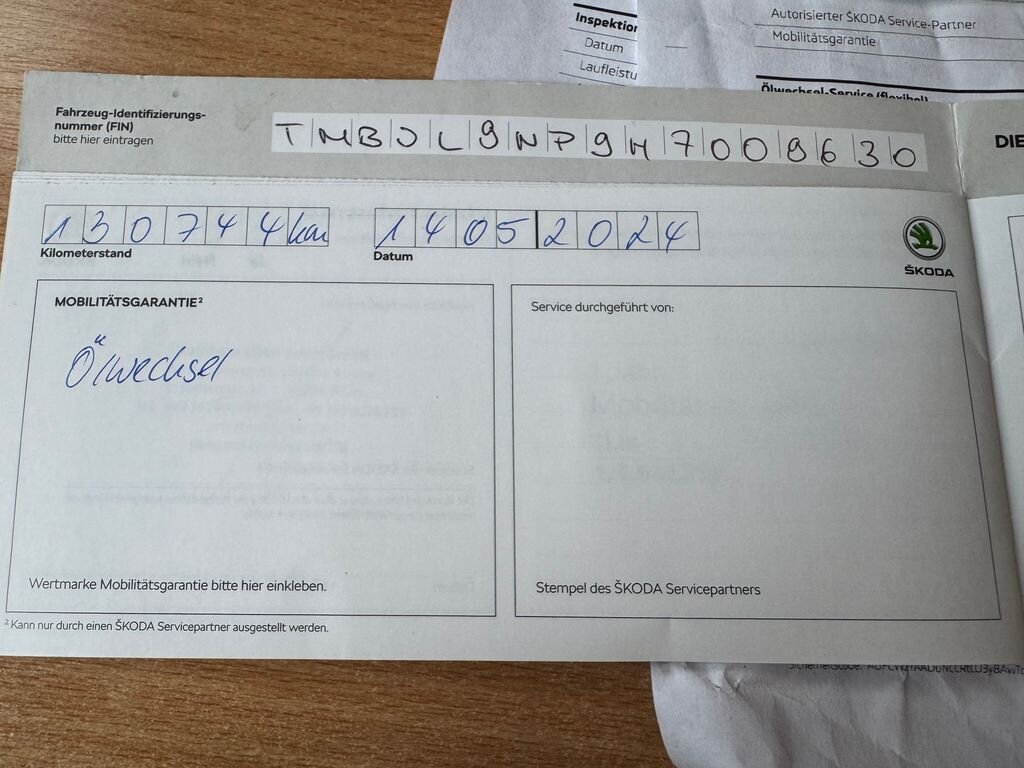 Škoda Superb Kombi 1,8 l 132 kw