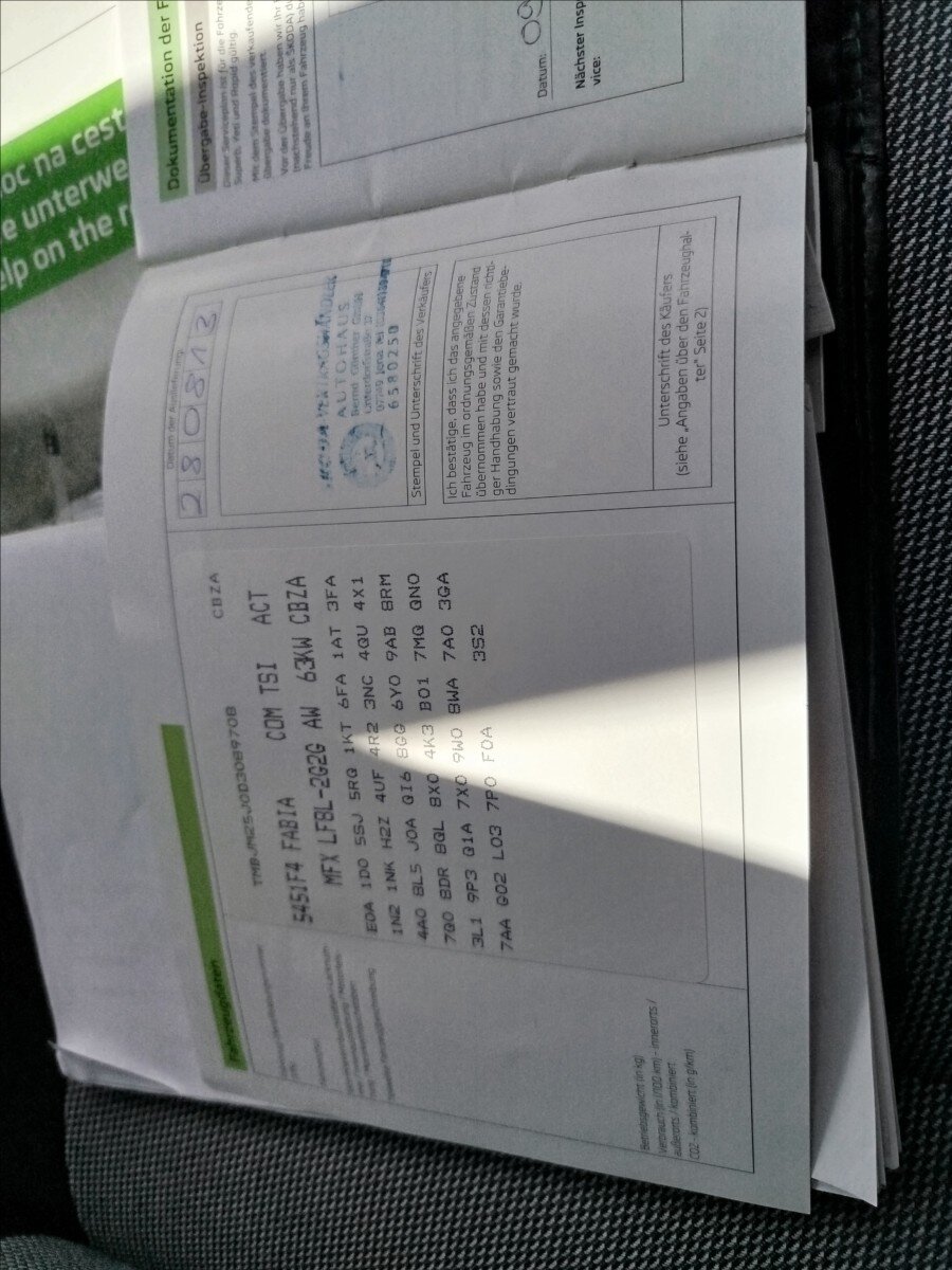 Škoda Fabia Kombi 1,2 l 63 kw