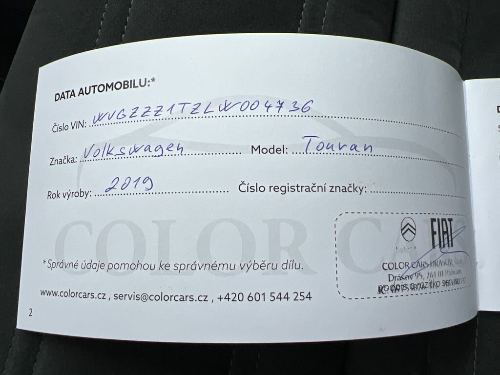 Volkswagen Touran MPV 1,5 l 110 kw