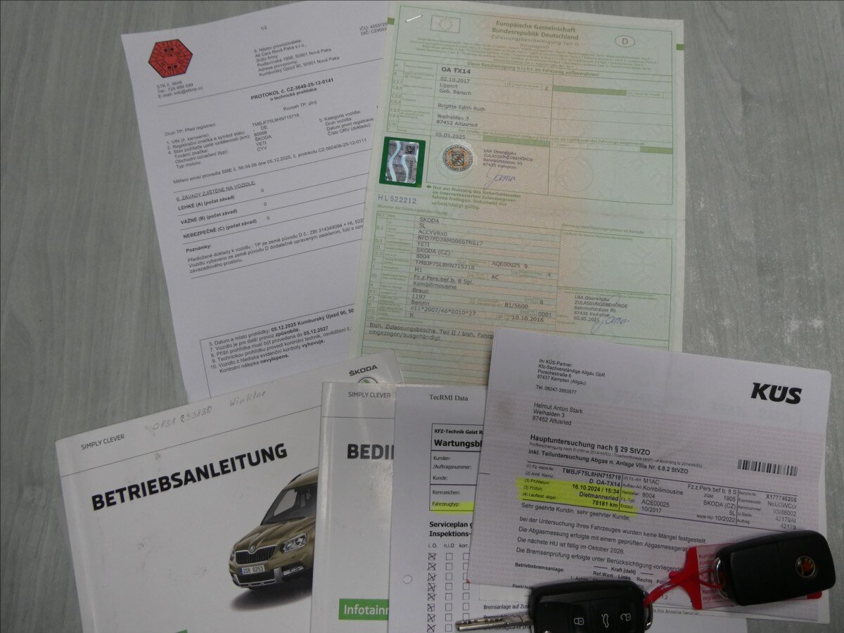 Škoda Yeti SUV / Terénní 1,2 l 81 kw