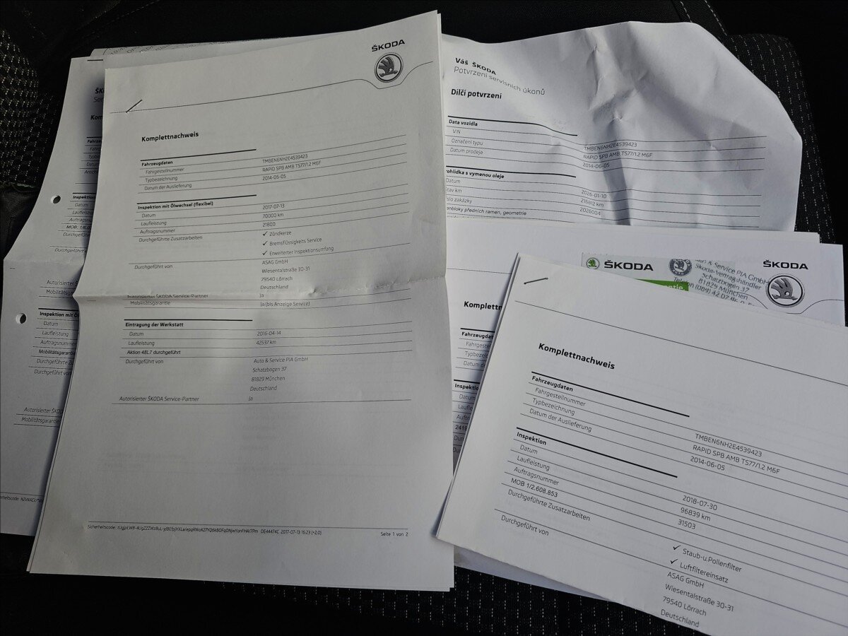 Škoda Rapid Hatchback 1,2 l 77 kw