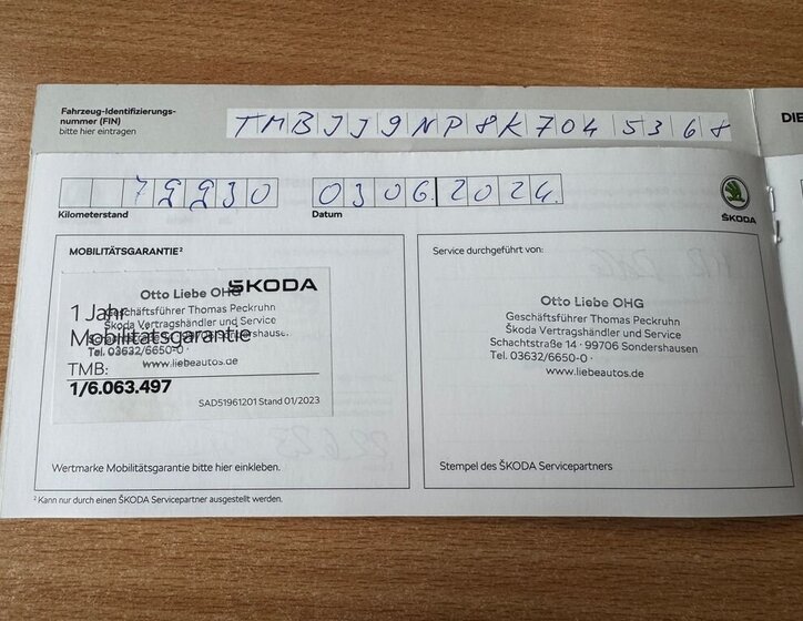 Škoda Superb Kombi 2,0 l 140 kw