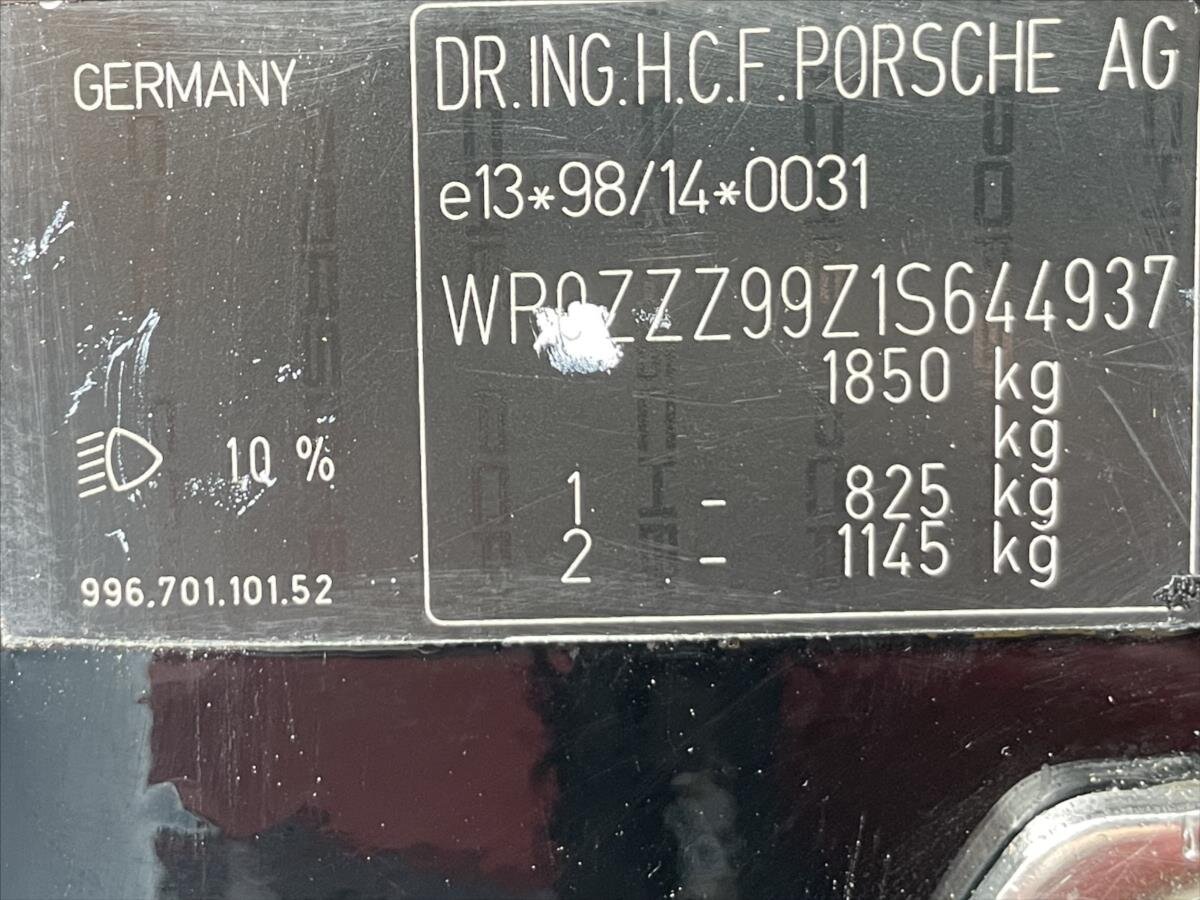 Porsche 911 Kabriolet 3,4 l 221 kw