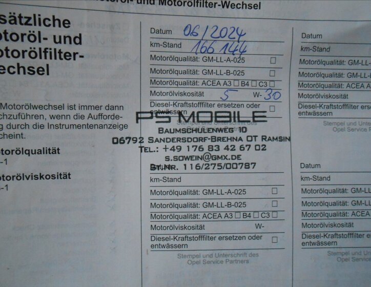 Opel Insignia Kombi 1,6 l 85 kw