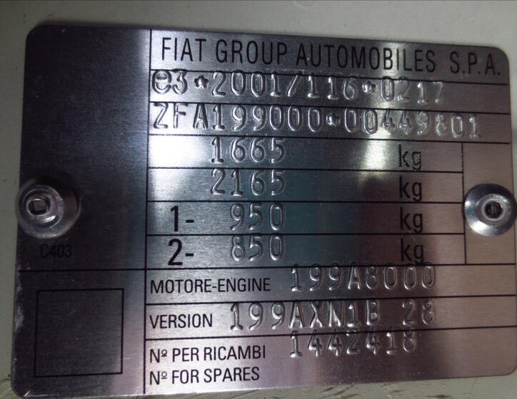 Fiat Grande Punto Hatchback 1,4 l 139 kw