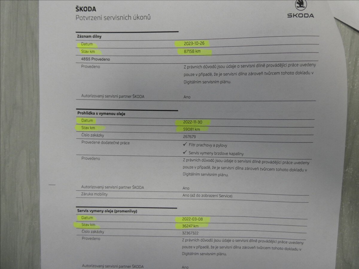 Škoda Superb Sedan 2,0 l 110 kw