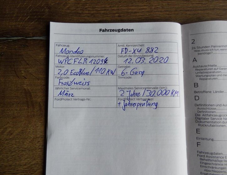 Ford Mondeo Kombi 2,0 l 110 kw