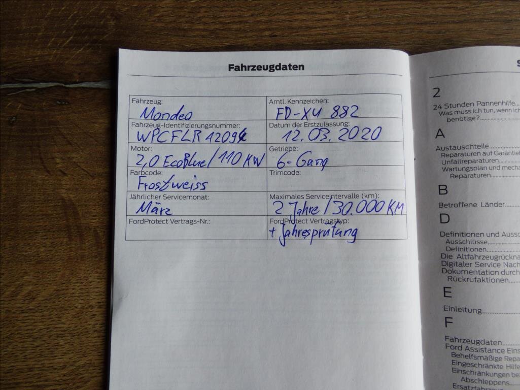 Ford Mondeo Kombi 2,0 l 110 kw