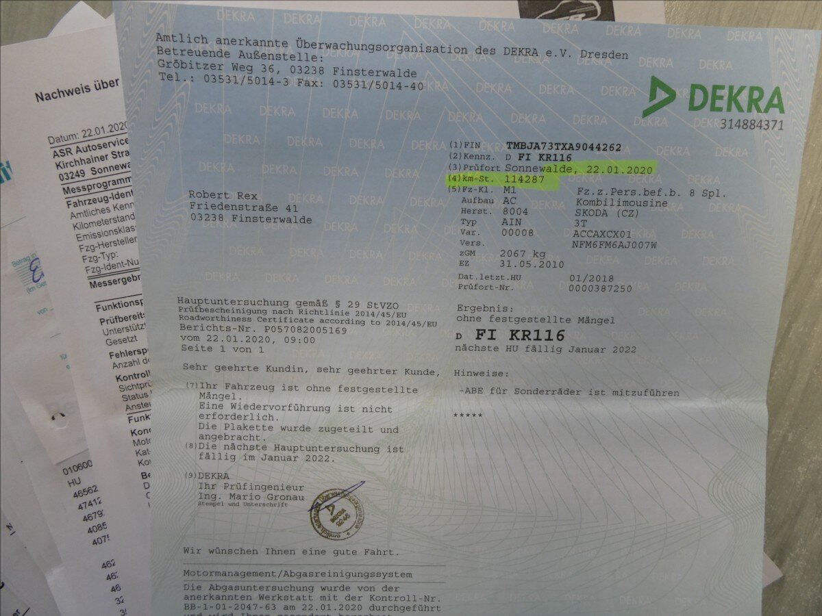 Škoda Superb Kombi 1,4 l 92 kw