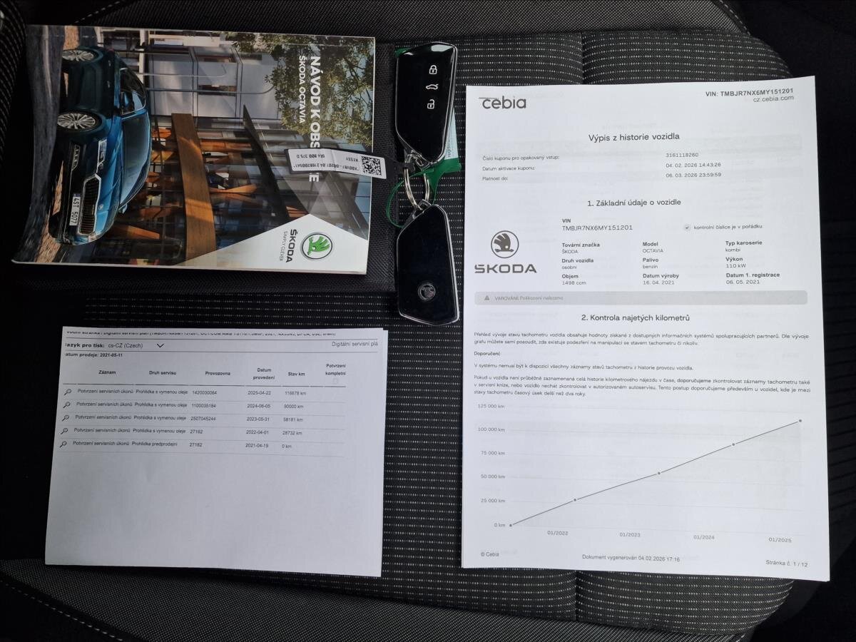 Škoda Octavia Kombi 1,5 l 110 kw