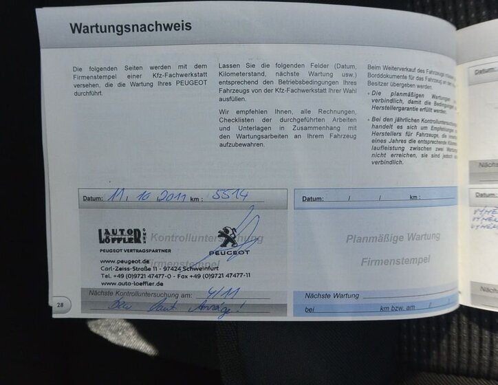 Peugeot 5008 MPV 1,6 l 88 kw