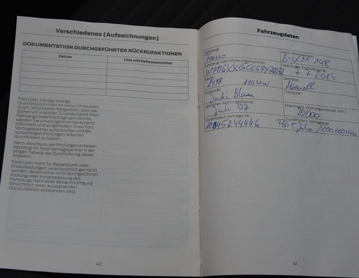 Ford Focus Kombi 1,5 l 110 kw