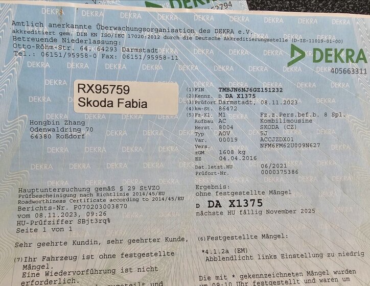 Škoda Fabia Kombi 1,2 l 81 kw
