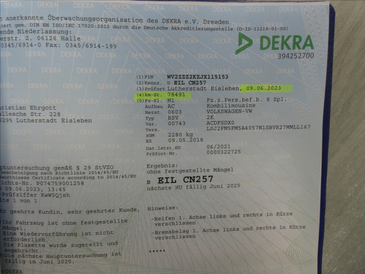 Volkswagen Caddy MPV 2,0 l 75 kw