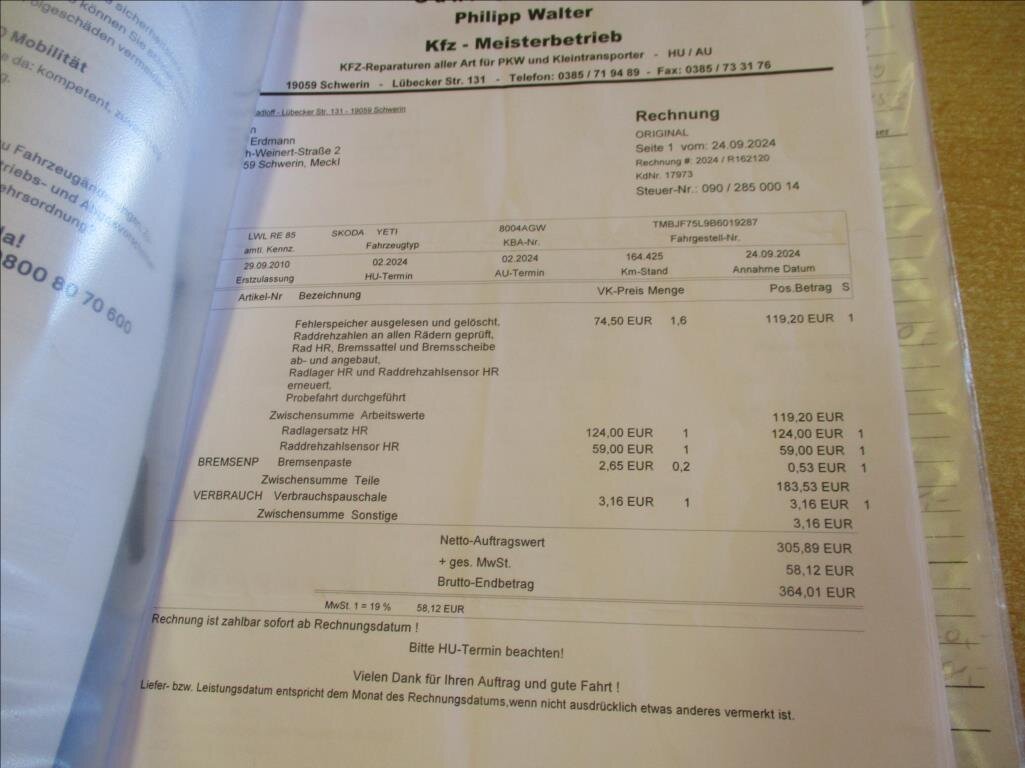 Škoda Yeti SUV / Terénní 1,2 l 77 kw