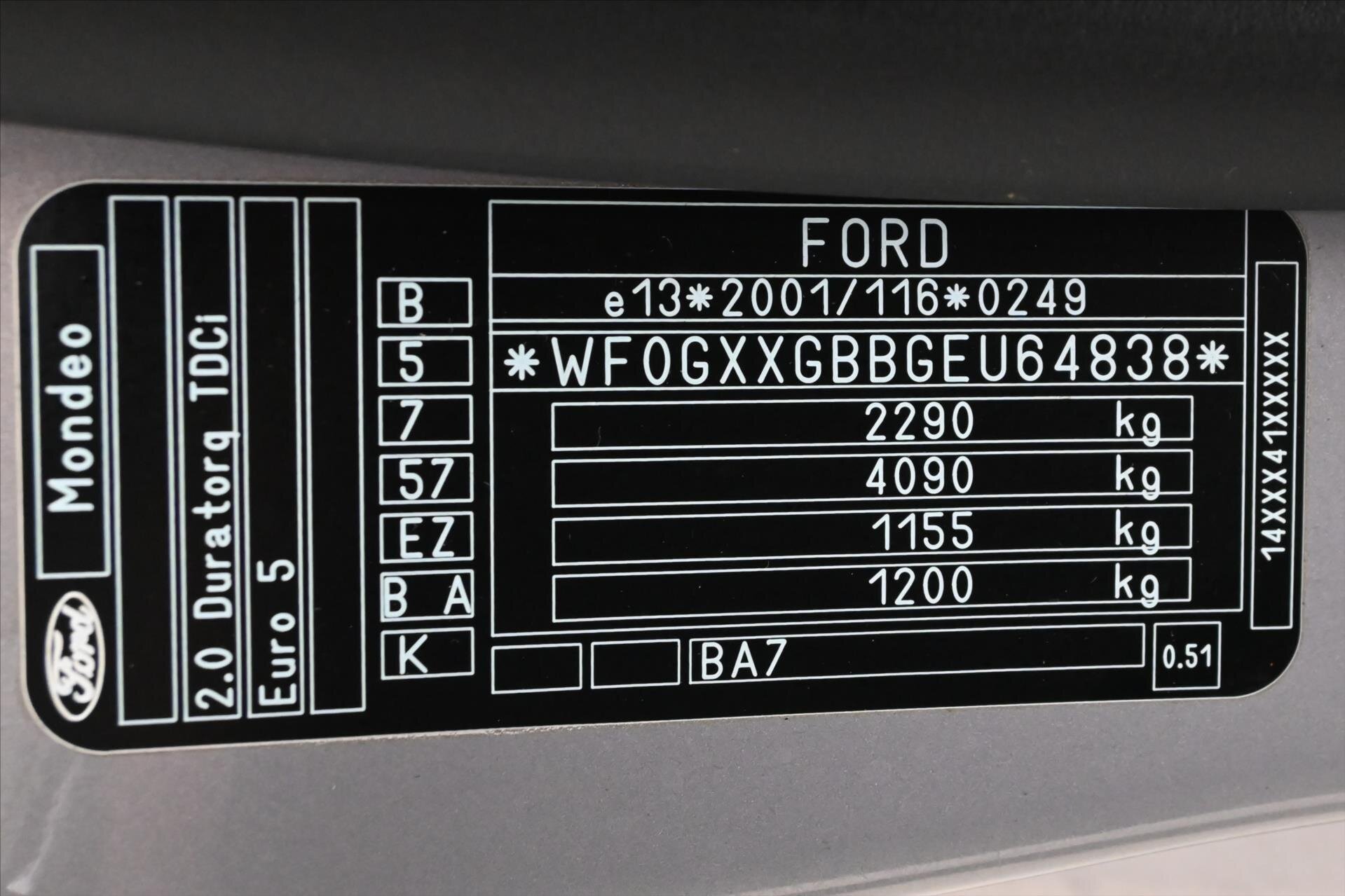 Ford Mondeo Kombi 2,0 l 120 kw