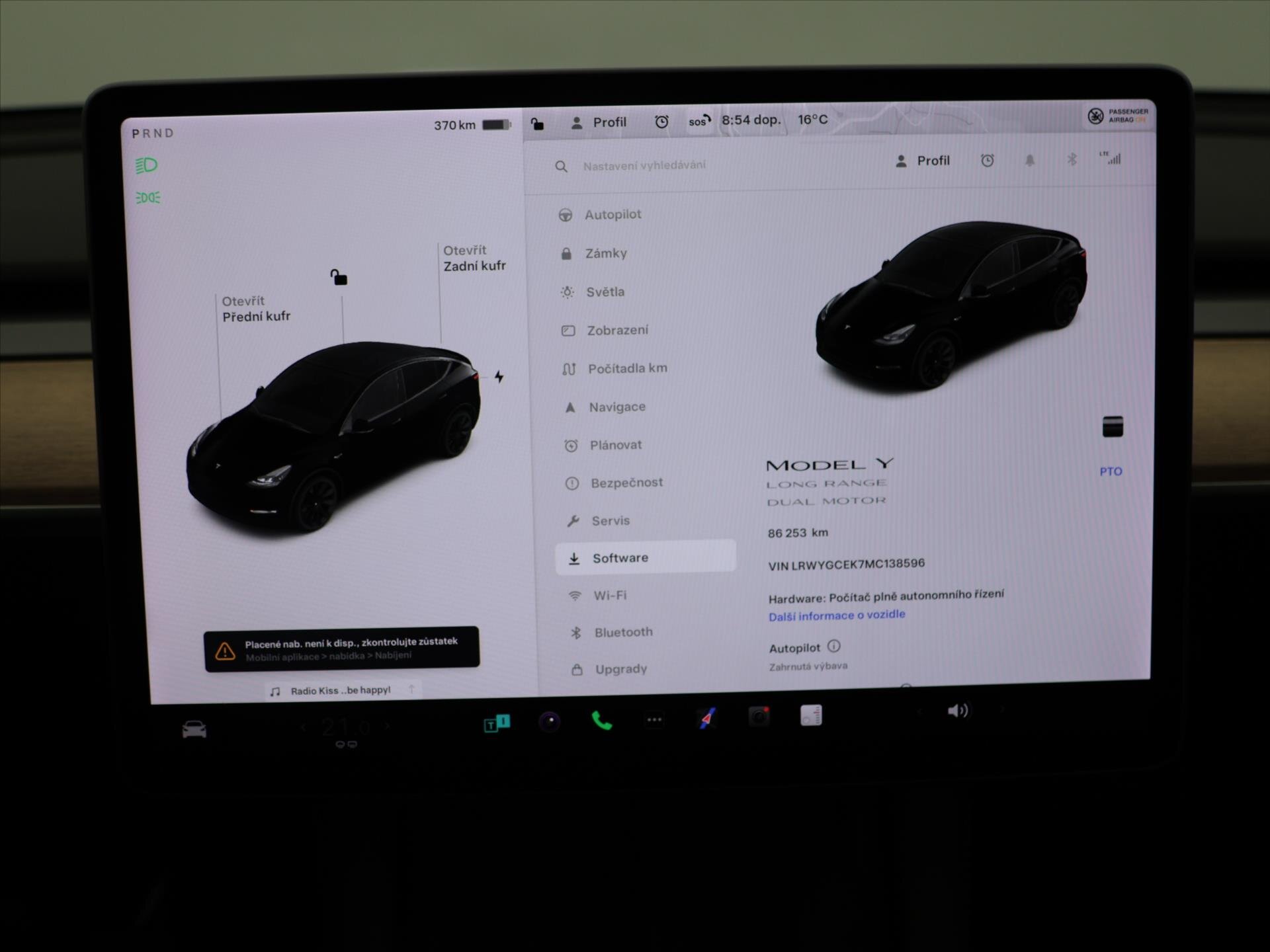 Tesla Model Y SUV / Terénní 0,0 75 kw