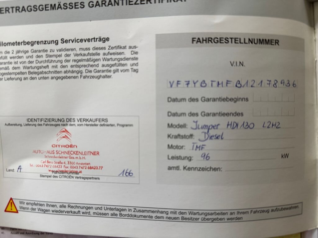 Citroën Jumper Skříň 2,2 l 96 kw