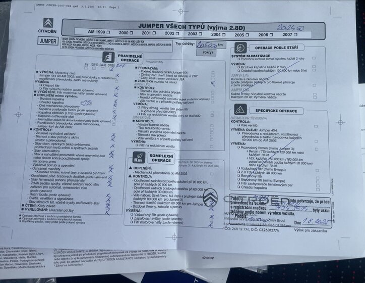 Citroën Jumper Ostatní 2,2 l 103 kw