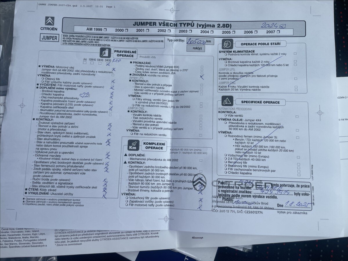 Citroën Jumper Ostatní 2,2 l 103 kw