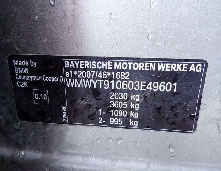 Mini Countryman MPV 2,0 l 110 kw