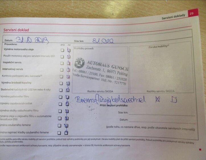 Škoda Fabia Kombi 1,2 l 63 kw