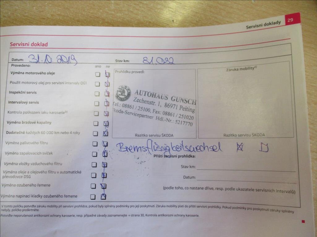 Škoda Fabia Kombi 1,2 l 63 kw