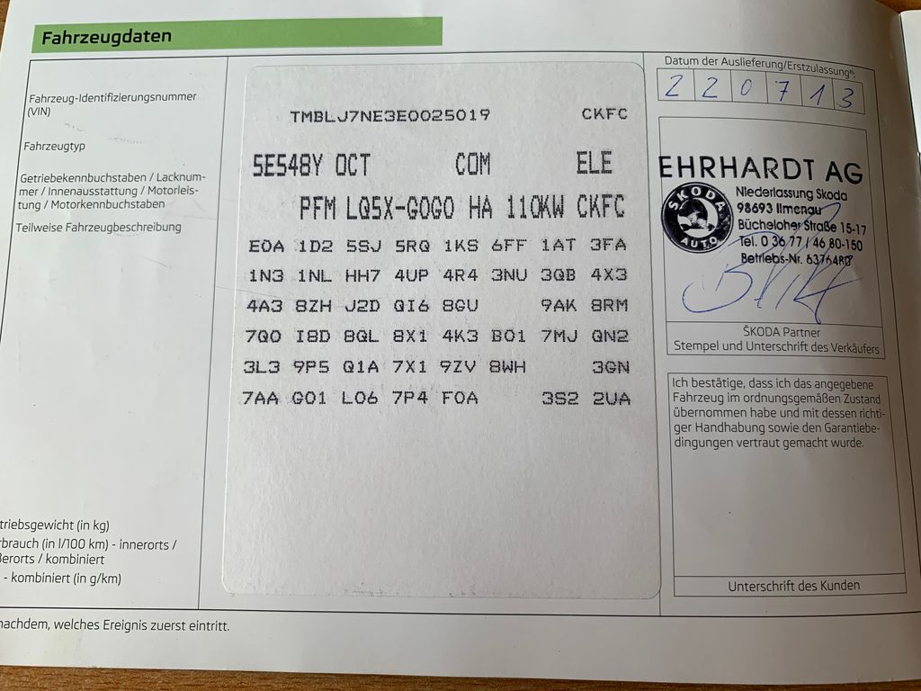 Škoda Octavia Kombi 2,0 l 110 kw