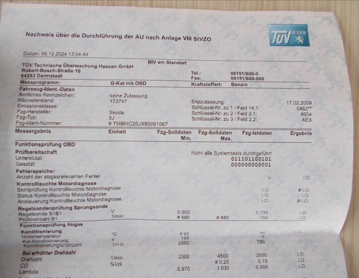 Škoda Roomster MPV 1,4 l 63 kw