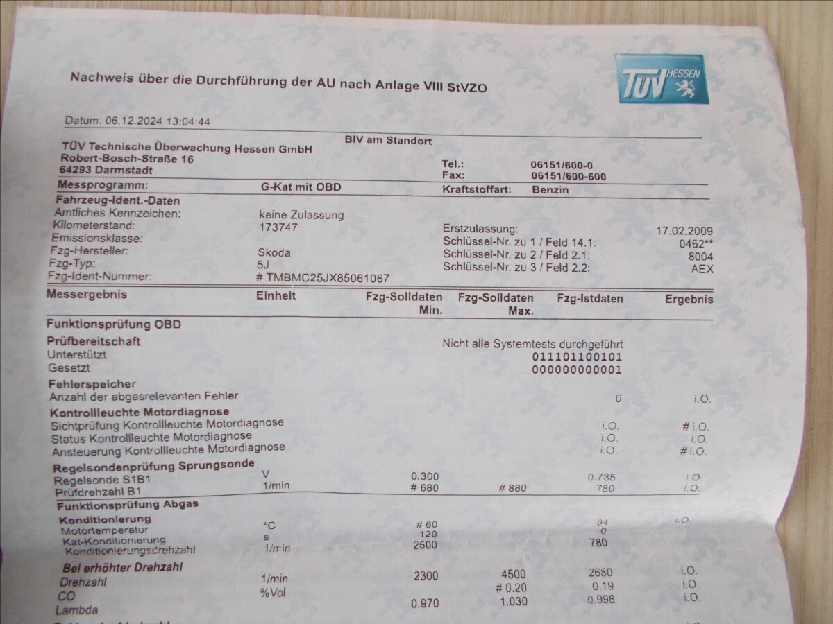 Škoda Roomster MPV 1,4 l 63 kw