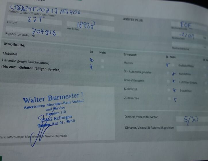 Mercedes-Benz Třídy B 36