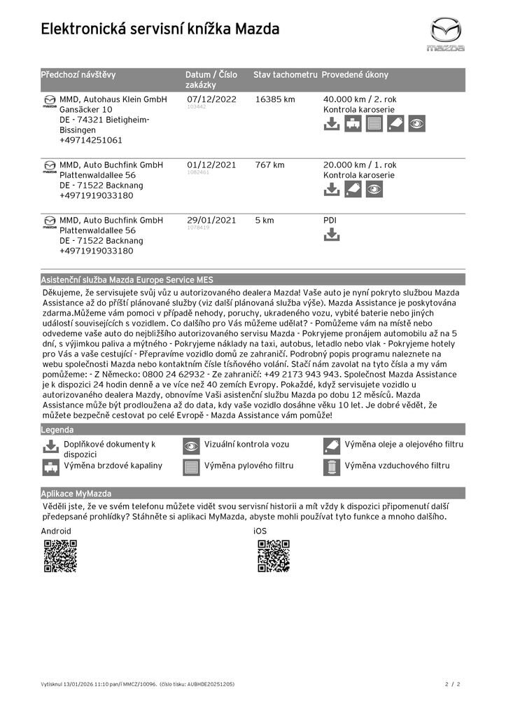 Mazda 6 Kombi 2,0 l 121 kw